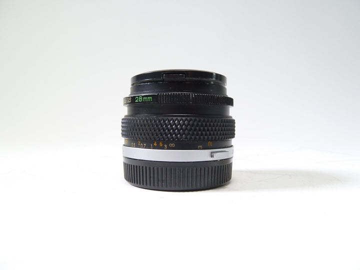 Olympus 28mm f/3.5 G Zuiko Auto-W OM Mount Lenses Small Format - Olympus OM MF Mount Lenses Olympus 458939