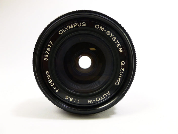 Olympus G. Zuiko Auto-W 28mm f/3.5 Lens Lenses - Small Format - Olympus OM MF Mount Lenses Olympus 337677