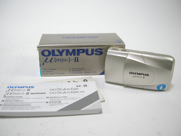 Olympus MJU-II 35mm Point and Shoot Camera - FOR PARTS / AS IS 35mm Film Cameras - 35mm Point and Shoot Cameras Olympus 7953723