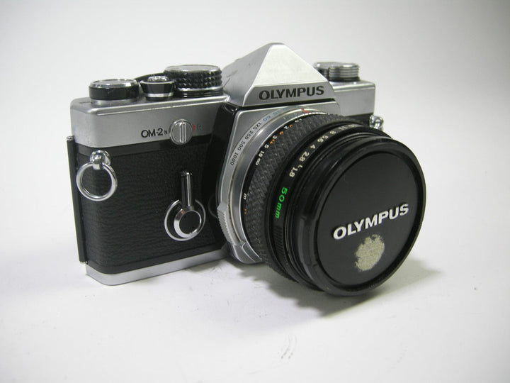 Olympus OM-2n 35mm SLR w/OM F. Zuiko Auto-S 50mm f1.8 35mm Film Cameras - 35mm SLR Cameras Olympus 1076381