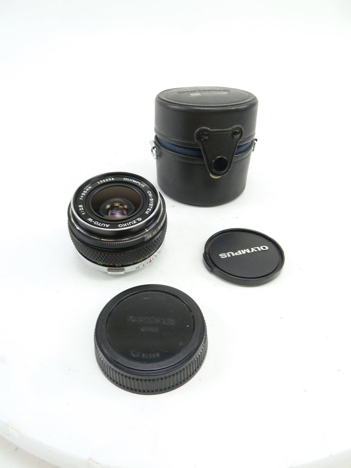 Olympus OM 35MM F2.8 Wide Angle Lens with case Lenses - Small Format - Olympus OM MF Mount Lenses Olympus 11082252