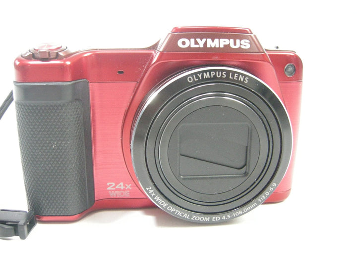 Olympus Stylus SZ-15 16.0mp Digital Camera (Red) Digital Cameras - Digital Point and Shoot Cameras Olympus F02367