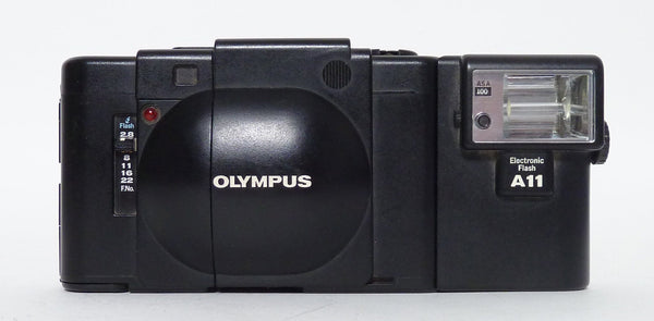 Olympus XA 35mm Compact Film Camera with A11 Flash 35mm Film Cameras - 35mm Point and Shoot Cameras Olympus OLYXA