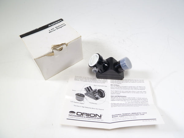 Orion Dielectric 1.25in Mirror Diagonal Model 08880 Telescopes and Accessories Orion 08880U