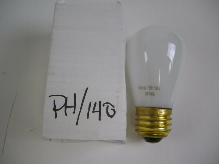 Osram PH140 Projection Bulb 75W 120V NOS Lamps and Bulbs Various GE-PH140
