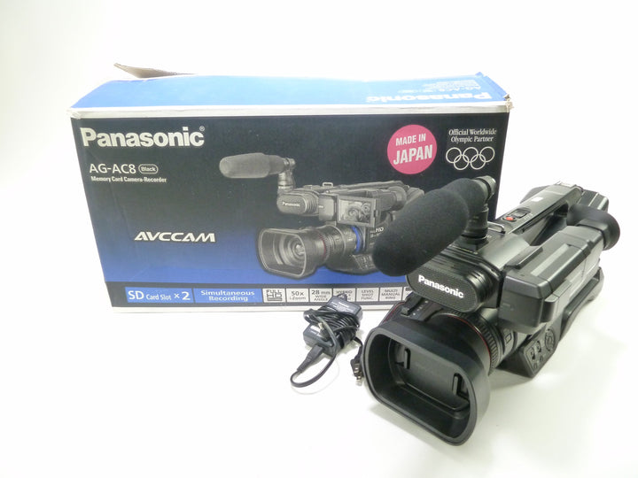 Panasonic  AVC Cam AG-AC8 Memory Card Camera Recorder (Black) Video Equipment - Camcorders Panasonic FGTKB0014