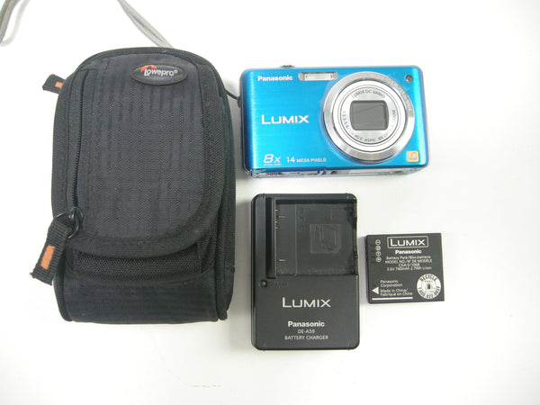 Panasonic Lumix DMC-FH20 14mp Digital camera (Blue) Digital Cameras - Digital Point and Shoot Cameras Panasonic 0110280221