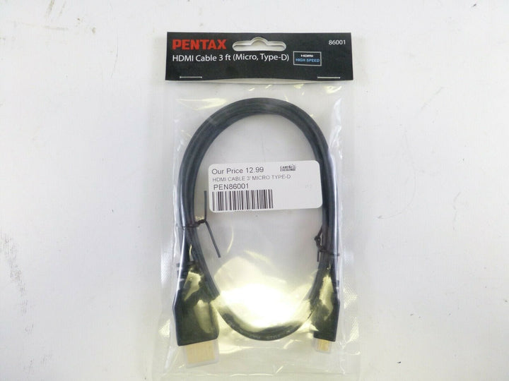 Pentax 3ft Micro Type-D HDMI Cable BRAND NEW in OEM Packaging! Computer Accessories - Connecting Cables Pentax PEN86001
