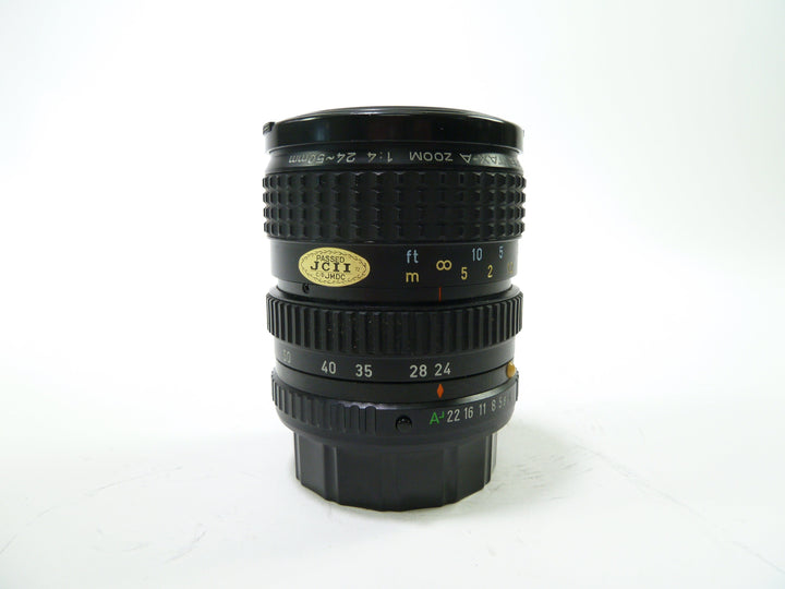 Pentax SMC-A 24-50mm f/4.0 lens for K mount Lenses - Small Format - K AF Mount Lenses Pentax 608689