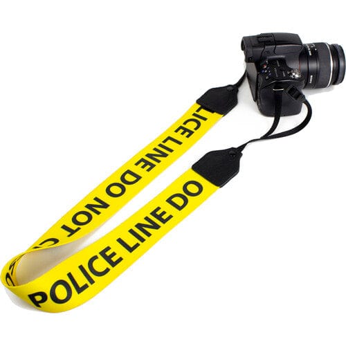 Perri's Leathers CSP-15 Polyester Camera Strap, Police Line Straps Perri's Leathers LTD. CSP-15