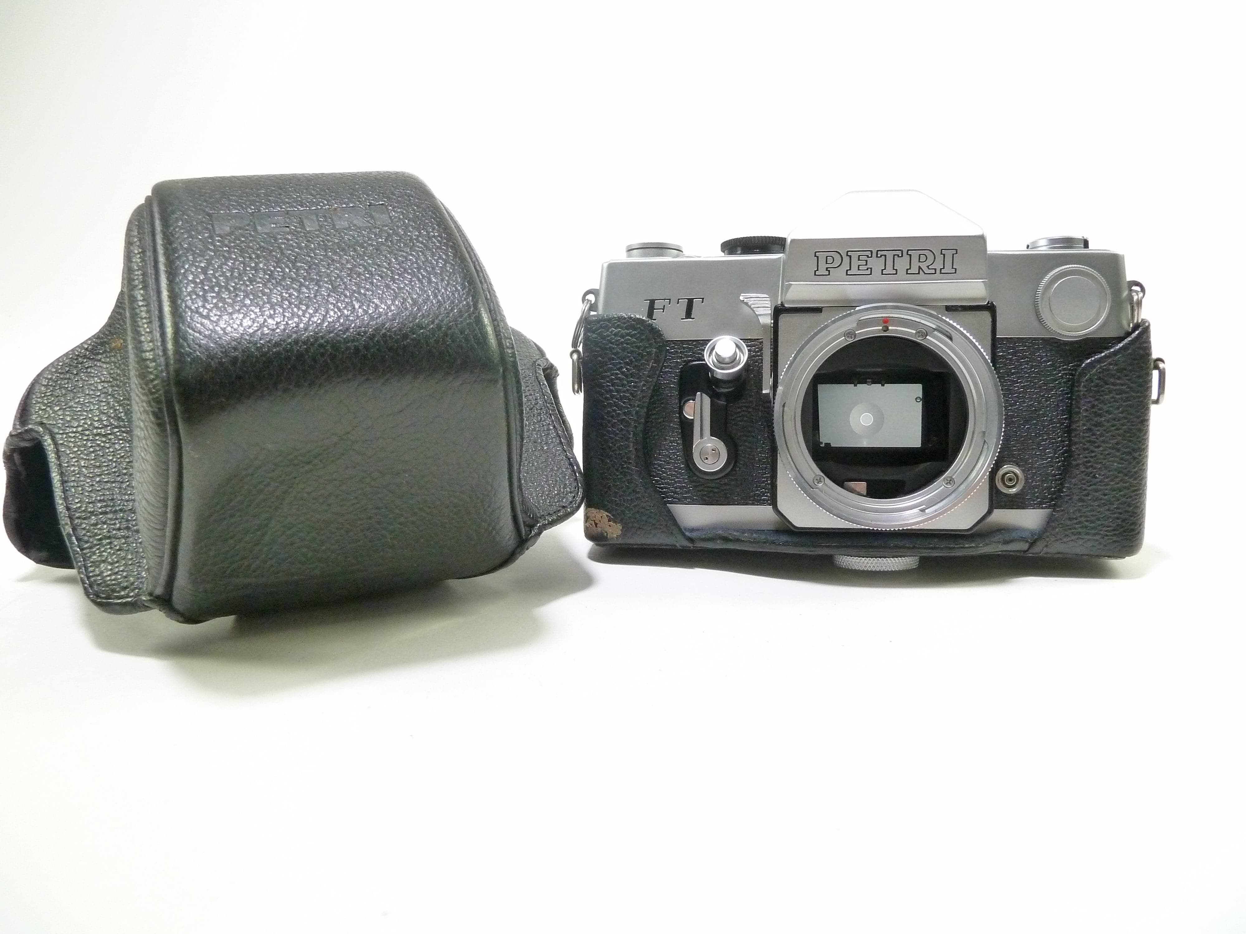Petri FT 35mm Film Camera w/55mm f/1.8 lens - PARTS ONLY – Camera