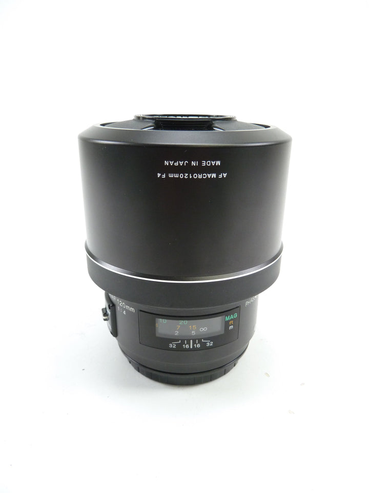 Phase One Autofocus 120MM F4 Macro Lens AF AUTOFOCUS MODEL, Mamiya AF Medium Format Equipment - Medium Format Lenses - Mamiya 645 AF Mount Phase One 11282220