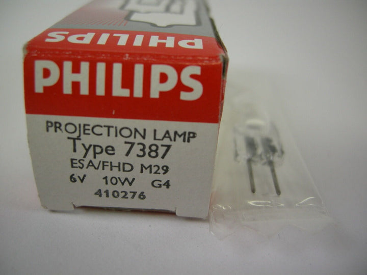 Philips Projection Lamp ESA 6V 10W Type 7387  NOS Lamps and Bulbs Various GE-ESA