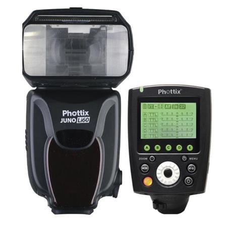 Phottix Juno Li60 Lithium Battery Hot Shoe Flash + Odin II Tx Combo for use with Pentax Flash Units and Accessories Phottix PH80316