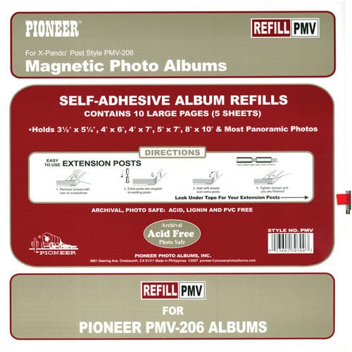 Pioneer Photo Albums Refill Pages for the PMV-206 Photo Album (Pack of 5) Photo Albums and Storage Pioneer PIO-PMV206