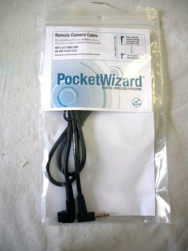 Pocket Wizard Cable 804-523 S-RMS1AM Sony remote Terminal Motor Drive, 804523 PocketWizard PocketWizard PW804523