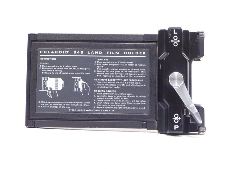 Polaroid 545 Land Film Holder Instant Cameras - Polaroid, Fuji Etc. Polaroid M3E145324