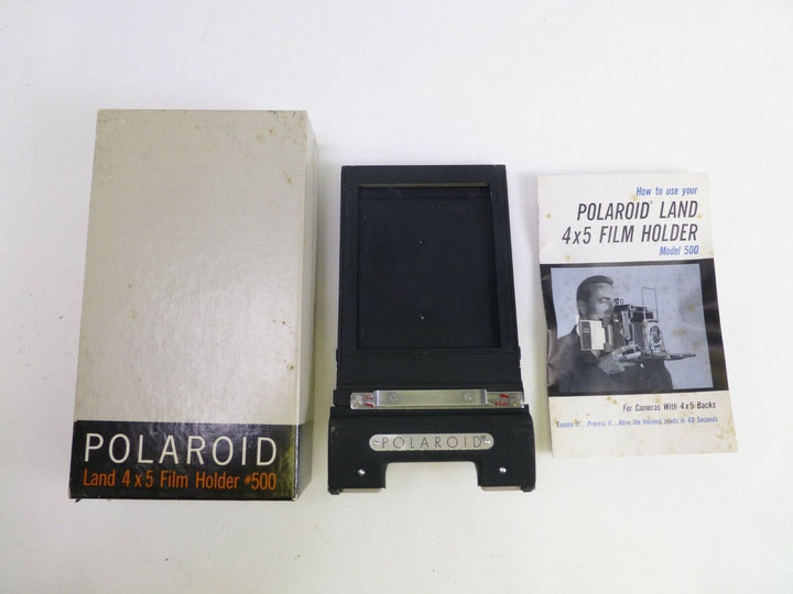 Polaroid Land Film Holder #500 for 4x5 Polaroid Land Film Packets in OEM Box Darkroom Supplies - Misc. Darkroom Supplies Polaroid 4X5HOLDER500K