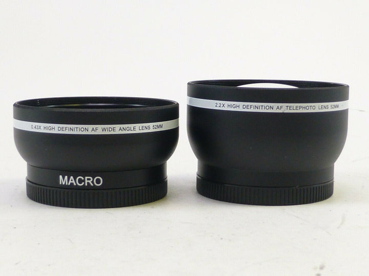 Prisma 0.43x AF Wide Angle Lens and 2.2x AF Telephoto Lens for 52mm in OEM Box Video Equipment - Video Lenses Prisma EHPRISMA