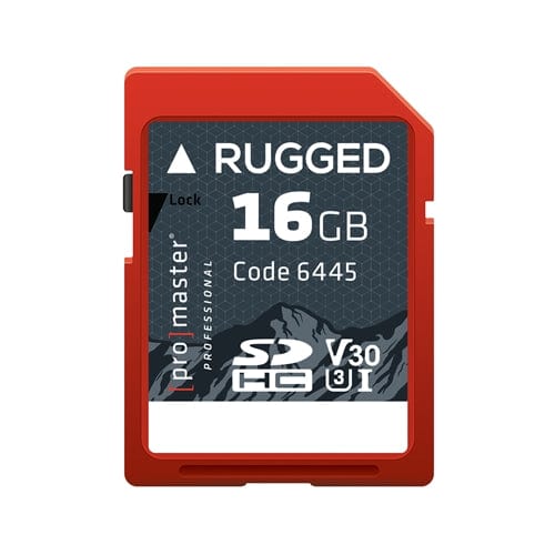 Promaster 16GB Rugged SDHC Memory card Memory Cards Promaster PRO6445