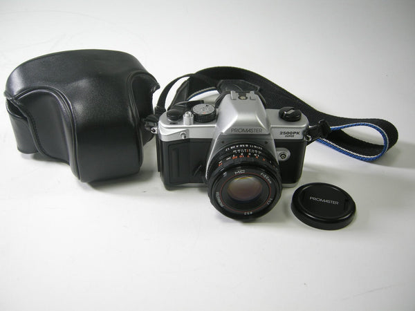 Promaster 2500 PK Super 35mm SLR camera w/MC 50mm f1.7 35mm Film Cameras - 35mm SLR Cameras Promaster 10061309