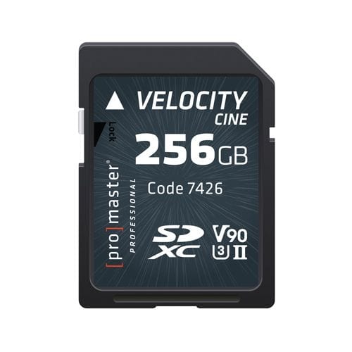 Promaster 256GB Velocity Cine UHS-II SDXC Memory Card Memory Cards Promaster PRO7426