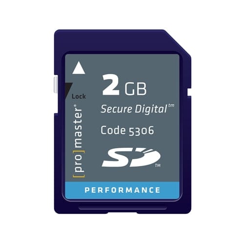 Promaster 2GB SD Memory Card Memory Cards Promaster PRO5306