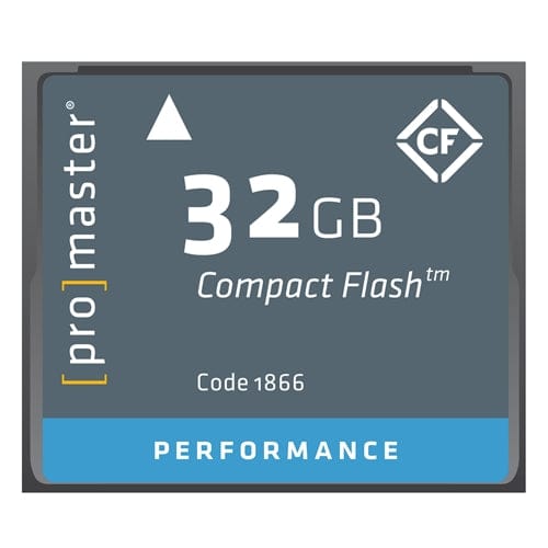 Promaster 32GB Performance CF Memory Card Memory Cards Promaster PRO1866