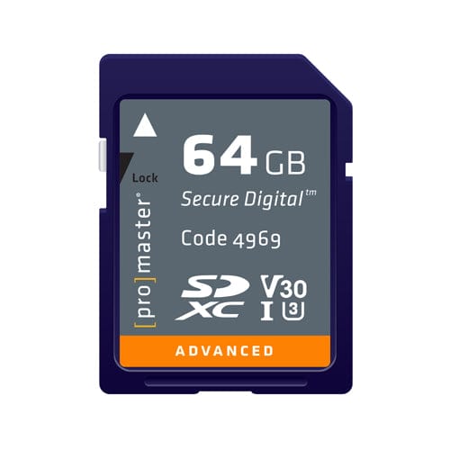 Promaster 64GB Advanced SDXC Memory Card Memory Cards Promaster PRO4969