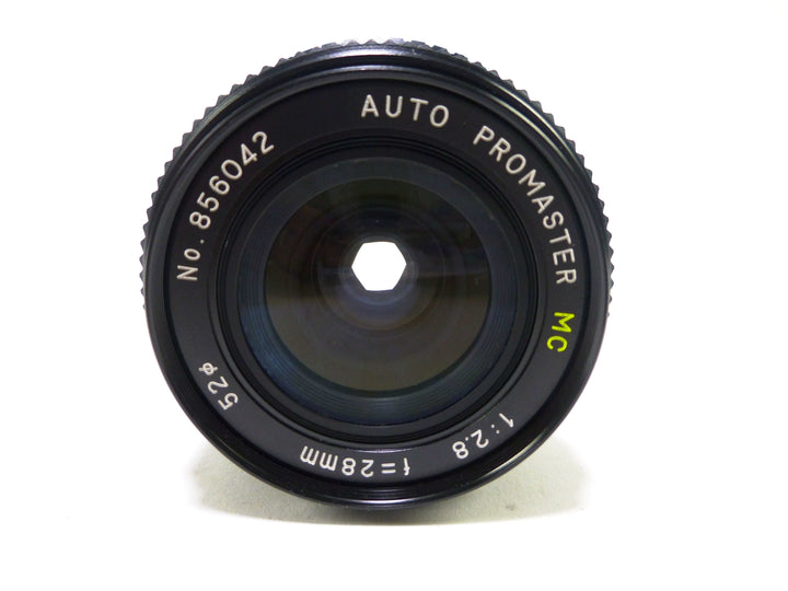 Promaster Auto 28mm f/2.8 Lens for Nikon F Lenses - Small Format - Nikon F Mount Lenses Manual Focus Promaster 856042