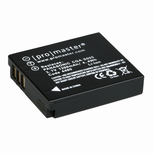 Promaster CGA-S005 Battery for use with Panasonic Batteries - Digital Camera Batteries Promaster PRO4480