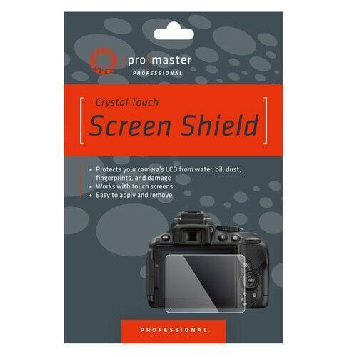 Promaster Crystal Touch Screen Shield for use with Nikon Coolpix P1000, P950 LCD Protectors and Shades Promaster PRO3874