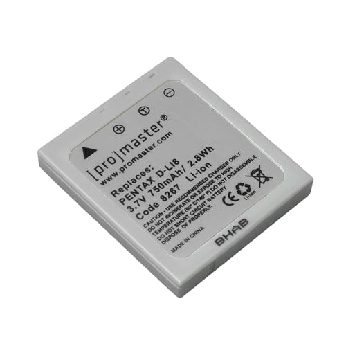 Promaster D-LI8 Battery for Pentax Batteries - Digital Camera Batteries Promaster PRO8267