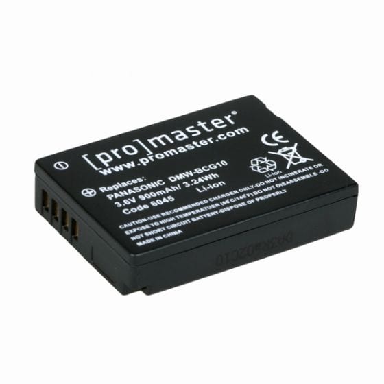 Promaster DMW-BCG10 Battery for use with Panasonic Batteries - Digital Camera Batteries Promaster PRO6045