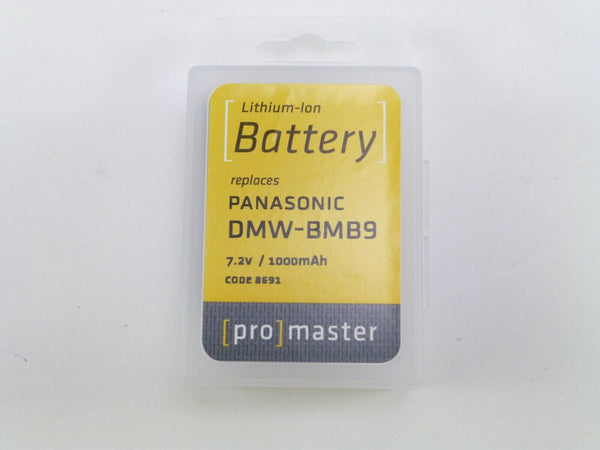 Promaster DMW-BMB9 Lithium-Ion Battery for use with Panasonic - BRAND NEW! Batteries - Digital Camera Batteries Promaster PRO8691