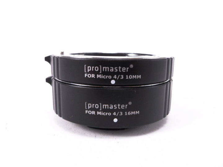 Promaster Extension Tubes for use with Micro 4/3 - 10mm and 16mm Macro and Close Up Equipment Camera Exchange PRO111521
