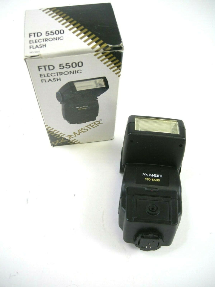 Promaster FTD 5500 Electronic Shoe-Mount Flash #3222 in OEM Box Flash Units and Accessories - Shoe Mount Flash Units Promaster 0713001