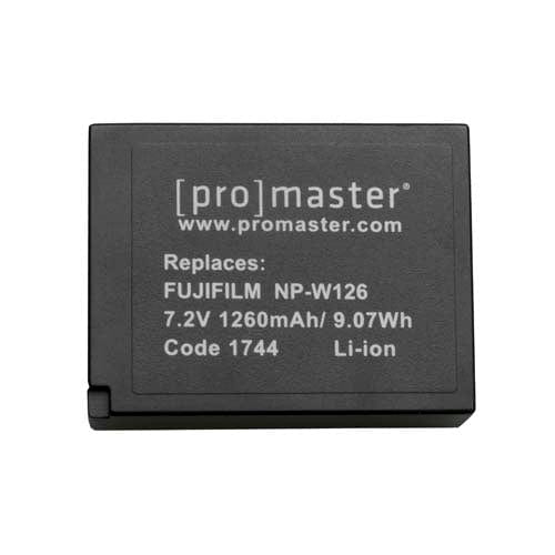 Promaster NP-W126 7.2V/1260M Battery for Fuji Batteries - Digital Camera Batteries Promaster PRO1744