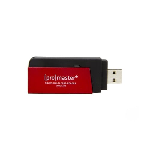 Promaster SD/MS Multi Card Reader USB 2.0 Computer Accessories - Memory Card Readers Promaster PRO5230