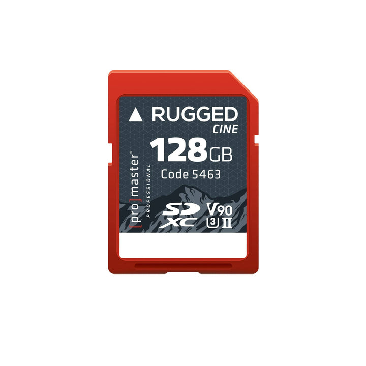 Promaster SDXC 128GB Rugged CINE UHS-II Memory Cards Promaster PRO5463