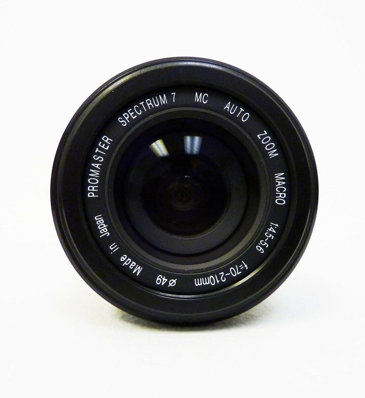 Promaster Spectrum-7 70-210mm F/4.5-5.6 Lens for use with Nikon with OEM Box & Lens Caps Lenses - Small Format - Nikon F Mount Lenses Manual Focus Promaster PRO3810