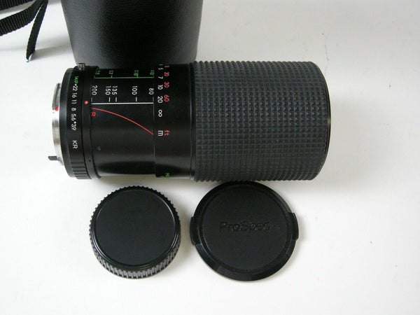 ProSpec MC Auto Zoom 80-200 f3.9 PK Mount Lenses - Small Format - K Mount Lenses (Ricoh, Pentax, Chinon etc.) ProSpec 52309252P