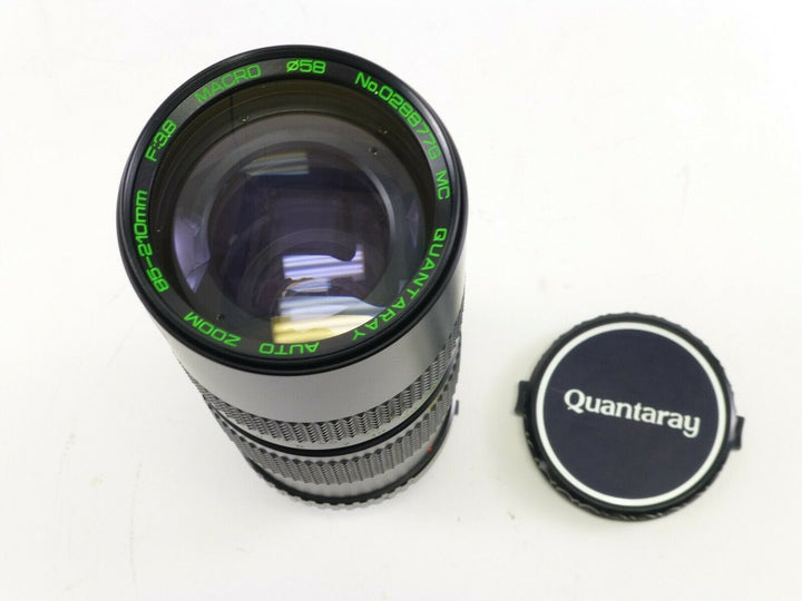 Quantaray MC 85-210mm F/3.8 Lens for Minolta MD Mount with Lens Caps Lenses - Small Format - Minolta MD and MC Mount Lenses Quantaray 028877G