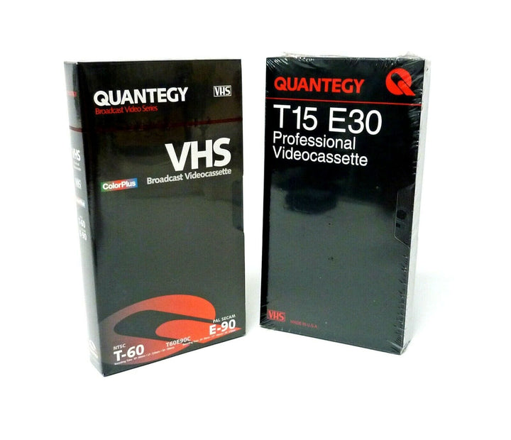 Quantegy Broadcast / Professional Blank VHS Video Tape Mega Package 37 Tapes! Video Equipment - Video Tape Quantegy AMPEXPROT15-AMPEXPROT60