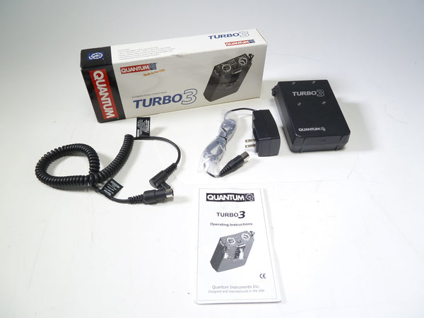 Quantum Turbo 3 w/ Power Cable/Charger Flash Units and Accessories - Flash Accessories Quantum 860170A