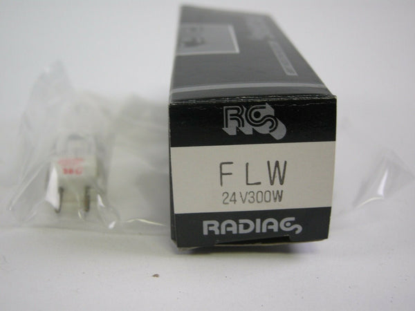 Radiac Tungsten Halogen Lamp FLW 300W 24V NOS Lamps and Bulbs Various GE-FLW