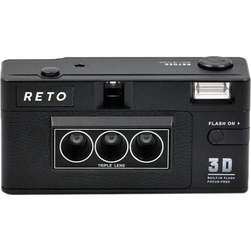 Reto 3D Camera w/ Built-In Flash 35mm Film Cameras - 35mm Specialty Cameras Reto RETOR3D001