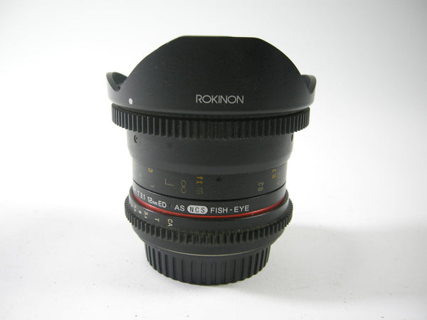 Rokinon ED AS NCS Fish Eye 12mm f3.1 Canon EF Mt. Lenses - Small Format - Canon EOS Mount Lenses Rokinon E214L7087