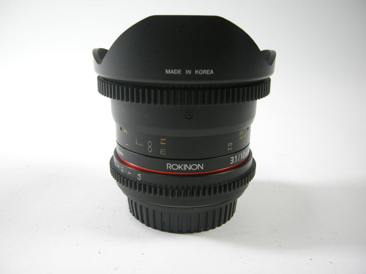 Rokinon ED AS NCS Fish Eye 12mm f3.1 Canon EF Mt. Lenses - Small Format - Canon EOS Mount Lenses Rokinon E214L7087