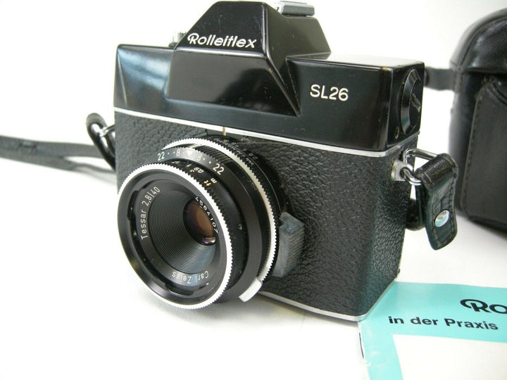 Rolleiflex SL 26 SLR Film Camera w/ Tessar 40mm f2.8 Carl Zeiss Lens, SL26 35mm Film Cameras - 35mm SLR Cameras Rollei 52332805